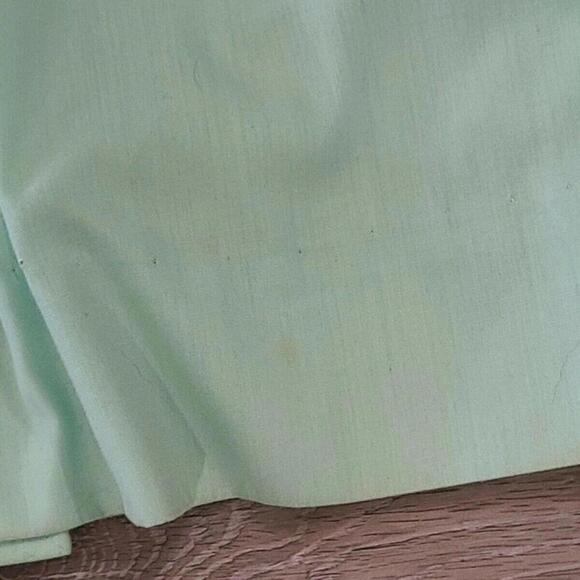 Vintage Dress 50s 60s Mint Green Vanity Fair Belt Size 5 XS pencil Sheath long - Picture 4 of 11